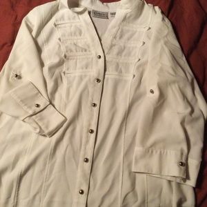 Kathy Che quarter sleeve blouse